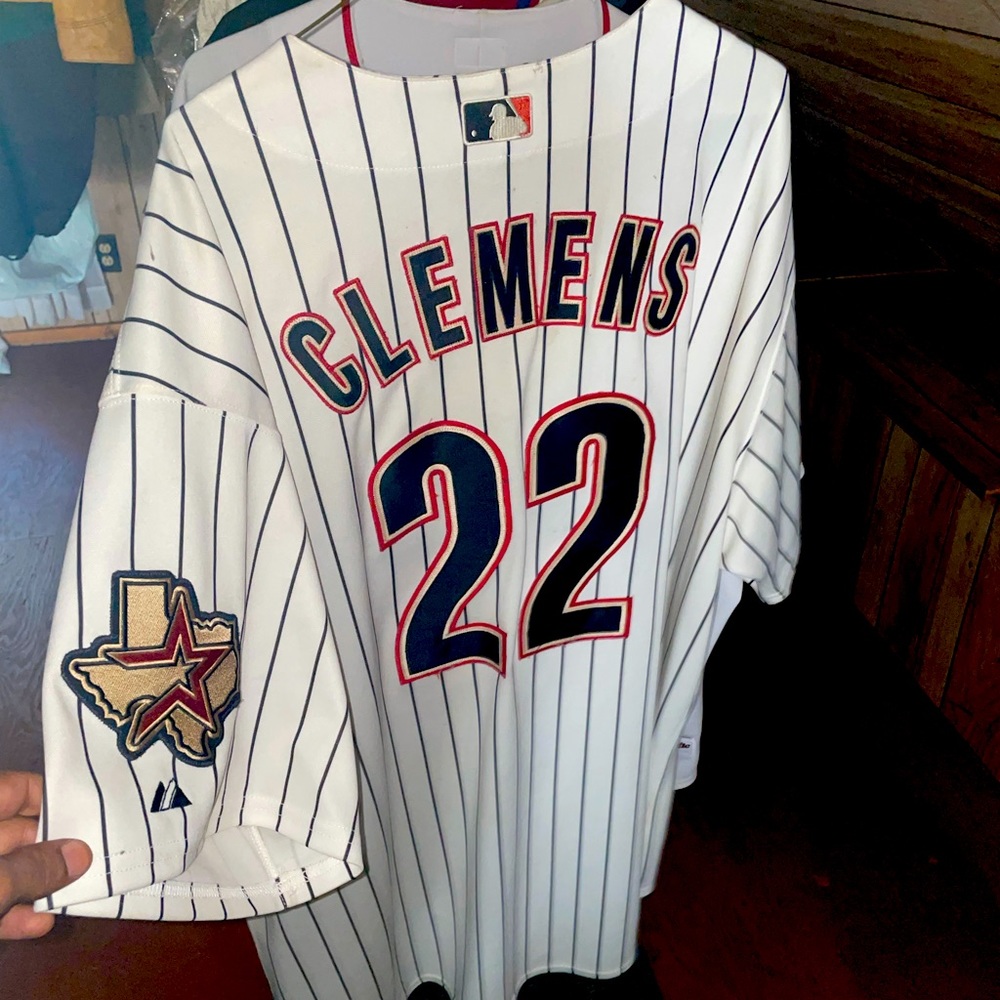 Authentic MLB Houston Astro Roger Clemens jersey